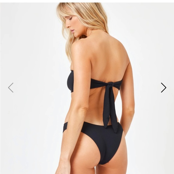 L Space Ribbed high waisted bikini bottom NWOT - Picture 2 of 6
